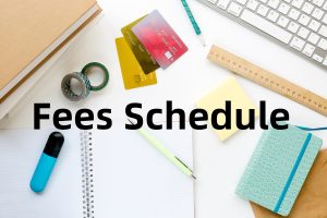 Fees Schedule